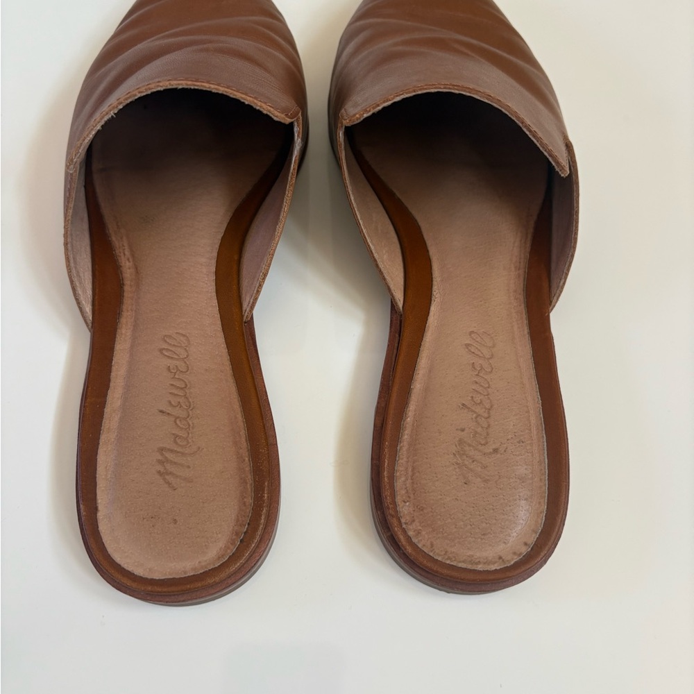 Madewell Gemma Mule in English Saddle - Picture 5 of 7
